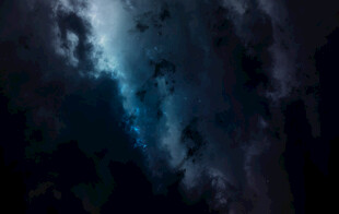 夜空中飞翔的神秘黑影