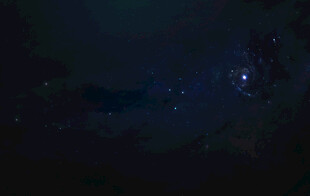 夜空繁星闪烁