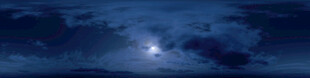 夜空明月图