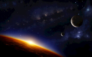 梦幻宇宙星球壮丽景象