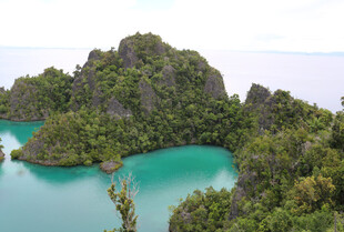 绝美海岛湖景风光