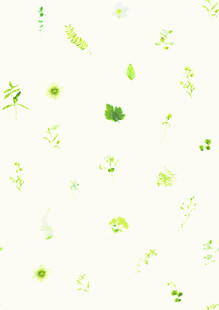 清新绿色斑点水彩背景图