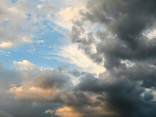 天空中壮丽的