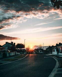 夕阳下的宁静
