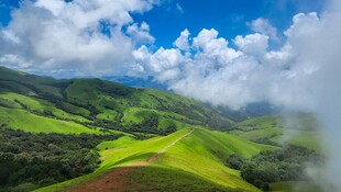山间绿野美景