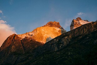 夕阳下的壮丽
