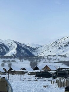 雪后山村