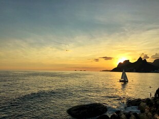 海边日落美景