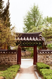 中式古典门楼景观