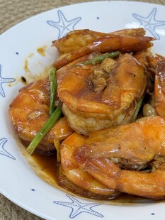 美味红烧大虾