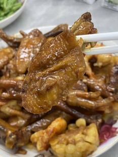 美味酱汁浇淋的多样菜肴