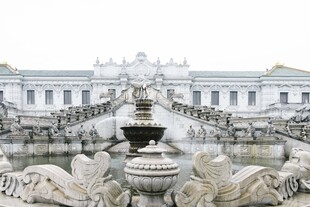 欧式喷泉景观建筑