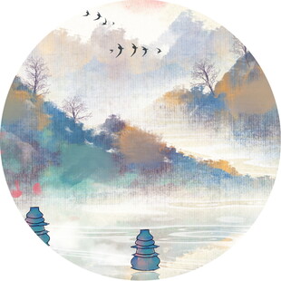 水墨山水意境图