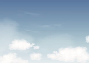 蓝天白云美景