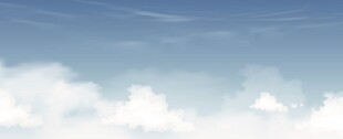 蓝天白云美景