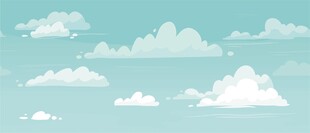 蓝天白云背景图