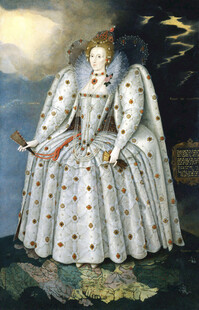 古典华贵女士服饰画像