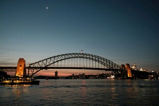 悉尼海港大桥夜景