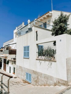 地中海风格白色海滨建筑