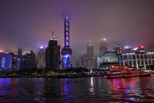 上海外滩绚丽夜景
