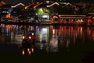 江南水乡夜景
