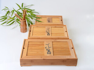 竹质茶盘简约中式风