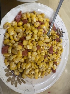 火腿玉米粒美味菜肴