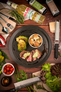 韩式烤肉美食诱人场景
