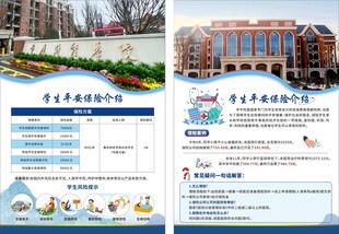 保险彩页展示