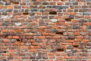 复古斑驳红砖墙纹理