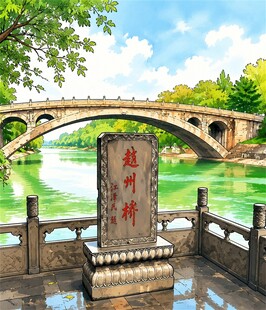 凤凰桥畔的秀丽风光