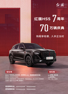 黑色SUV限时优惠活动