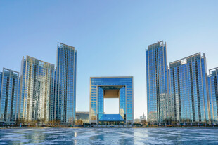 现代都市摩天大楼景观