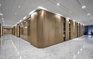 现代简约风格办公走廊空间