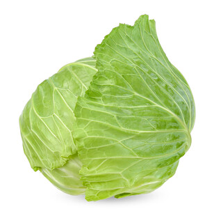 新鲜圆白菜