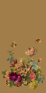 复古花卉插画
