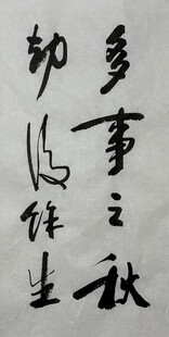 多事之秋 杨克东书法作品