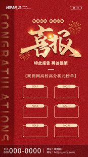 高考喜报