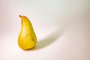 黄色梨子特写