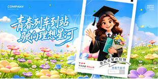 青春毕业季海报