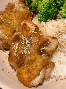 香煎鸡腿饭