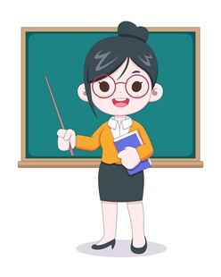 女老师卡通