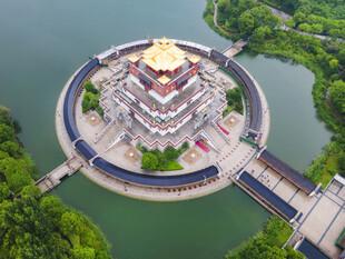 5A风景区无锡灵山大佛五印坛城