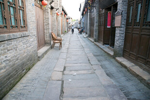 古巷悠悠静谧岁月时光