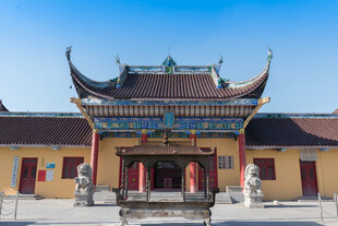 中式古建筑庙宇景观