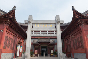 中式古建筑门楼景观