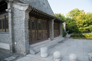中式庭院建筑古朴景致