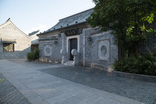 中式古宅庭院景致