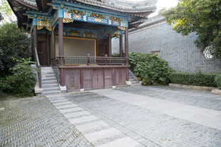 中式古建庭院入口景观