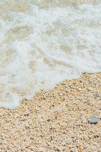 沙滩海浪细腻沙石景观